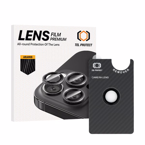 Закалённое стекло Tel Protect 3D Lens Aramid Series на камеру для Iphone 17 Air (1 шт. на объектив)