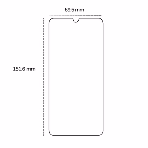 Tempered glass 2,5D for Huawei Y6 2019