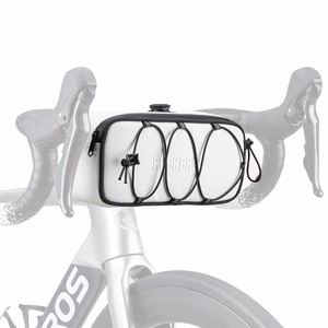 Rockbros TL001 ROAD TO SKY 1.9L ūdensizturīga velosipēda stūres soma - balta