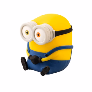 Minions Boba mīksta silikona LED naktslampiņa bērniem, 15 cm