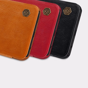 Nillkin Qin ādas apvalks Samsung Galaxy A03s sarkans