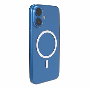 Puro 03 Mag magnētiskais silikona viedtālruņa apvalks iPhone 16 - caurspīdīgs