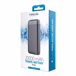 Forever внешний аккумулятор TB-100L 20000 мАч чёрный