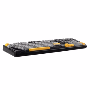 F108 Gray+Orange+Deep Gray Gasket tastatūra ar Volcano RGB slēdžiem – AULA