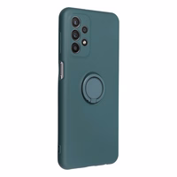 SILIKONA RING maciņš for SAMSUNG A37 5G zaļš