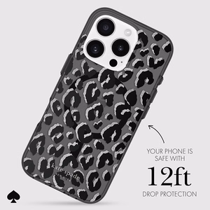 Kate Spade New York Protective MagSafe - Case for iPhone 16 Pro (City Leopard)