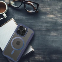 SSMART MAG Viedtālruņa apvalks ar MagSafe IPHONE 15 Pro - zils