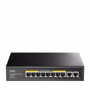 Cudy GS1010PE network switch Gigabit Ethernet (10/100/1000) Power over Ethernet (PoE) melns