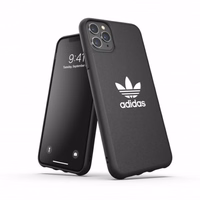Adidas OR veidots apvalks Basic iPhone 11 Pro Max - melna un balta