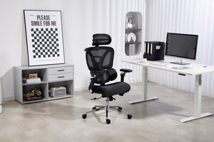 Activejet ergonomiskais biroja krēsls YK848, melns