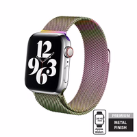 Crong Milano Steel - Stainless Steel siksniņa Apple Watch 38/40/41/42 mm (Iridescent)