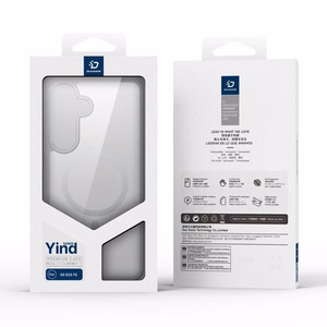 DUX DUCIS apvalks YIND saderīgs ar Magnētisko SAMSUNG S25 FE pelēks