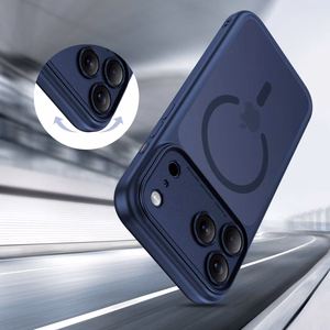 Tech-Protect Magpeak MagSafe CC Чехол для iPhone 17 Pro Max - матовый тёмно-синий