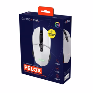 Trust GXT110W Felox bezvadu pele, balta