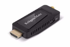 Mini DVB-T2 HEVC H.265 uztvērējs ar HDMI spraudni