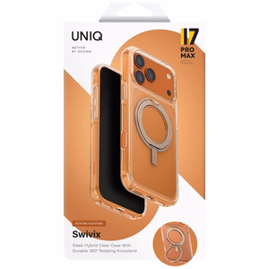 Uniq Swivix Чехол с поворотной подставкой 360 для iPhone 17 Pro Max - золотой