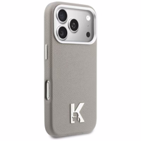 Karl Lagerfeld Karl Head Logo MagSafe futrālis iPhone 17 Pro - pelēks