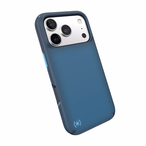 Speck Presidio Lux MagSafe vāciņš ierīcei iPhone 17 Pro, “Deep Sea Fade / Black / Spell Blue” krāsā
