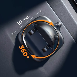 Joyroom JR-ZS354 tālruņa turētājs ar piesūcekni automašīnai, birojam, mājām - melns