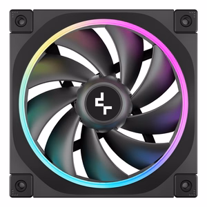 DeepCool FL12 datora korpusa ventilators 12 cm melns 1 gab.