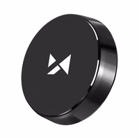 Wozinsky magnētiskais automašīnas paneļa stiprinājums ar pašlīmējošu pamatu melns