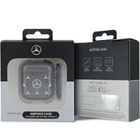 Mercedes MEA28DPMGS AirPods 1/2 apvalks ar lielas zvaigznes rakstu, melns