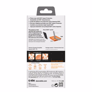 SBS Extreme Active D3O apvalks iPhone 16 Plus - caurspīdīgs