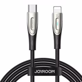 USB Kabelis Joyroom "SA27-CL3" melns "Type-C / Lightning" 120cm (līdz 30W)