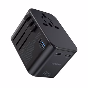 Universal Travel Charger Choetech PD5009 65W 2xUSB-C/USB-A black