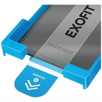 Uniq Optix Exofit Privātuma rūdītais aizsargstikls iPhone 17 Pro Max ar uzlikšanas rīku