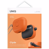Uniq Clyde Lock apvalks AirPods 4 - oranžs