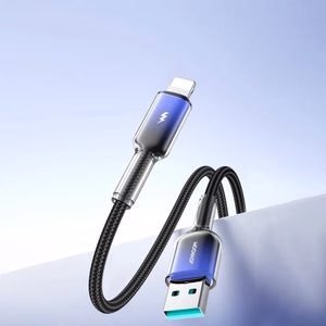 USB kabelis Joyroom S-A42 melns Lightning 120cm