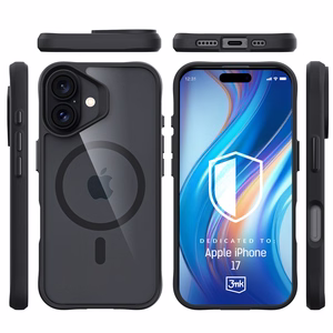 3mk Satin Armor MagCase for iPhone 17 - Black