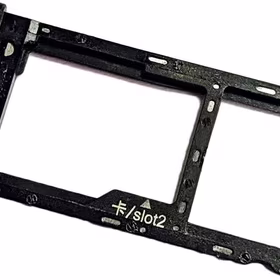 SIM card holder Huawei P9 Lite Mini/Y6 Pro 2017 black original (service pack)