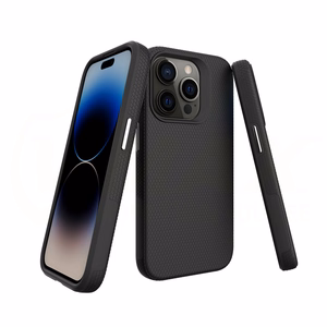Vmax Trīsstūra formas viedtālruņa apvalks iPhone 15 Plus 6,7" rozā zelts krāsā