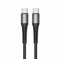 JELLICO Kabelis B10 USB-C - USB-C PD 60W 1M melns