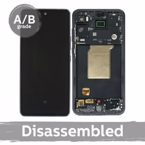 LCD displejs saderīgs ar Samsung A556 A55 5G ar rāmi / tumši zils / (9.5/10 lietots)