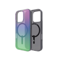 ZAGG Milan Snap viedtālruņa apvalks ar Magnētisko iPhone 16 Pro - zaļa/violeta