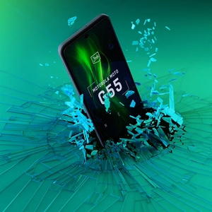 Rūdītais stikls 3mk HardGlass Max Lite Black priekš Motorola Moto G55 5G
