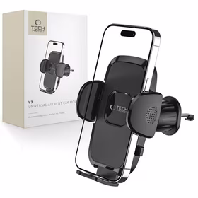 Tech-Protect V3 automašīnas tālruņa turētājs gaisa ventilācijas režģim - melns