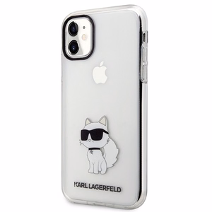 Karl Lagerfeld Ikonik Choupette чехол для iPhone 11 / Xr - прозрачный