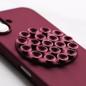 Silikona Stick maciņš for iPhone 17 6,3" tumši sarkans