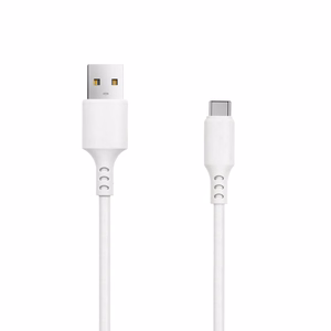 Setty kabelis USB - USB-C 1,0 m 3A balts