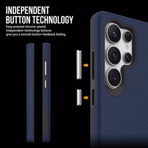 Perfectionists Trīsstūra korpuss Samsung S938 S25 Ultra tumši zils