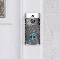 Wireless smart doorbell with camera and motion sensor Reach DB-1 melns