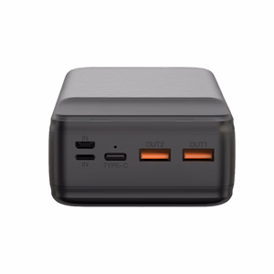 XO PR201 65W/30000mAh ārējais akumulators klēpjdatoram, melns