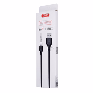 XO kabelis NB103 USB - Lightning 1,0 m 2,1A, balts