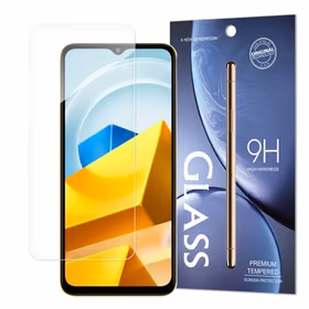 Aizsargstikls Xiaomi Poco M5 rūdīts stikls 9H cietība (iepakojums - aploksne)