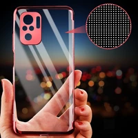 Clear Color Case Gel TPU elektroplātes rāmja vāks Xiaomi Redmi Note 10 5G / Poco M3 Pro melns
