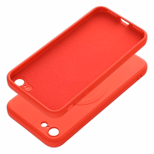 SILICONE MAG COVER viedtālruņa apvalks, saderīgs ar MagSafe, IPHONE 7 / 8 / SE 2020 / SE 2022, sarkans